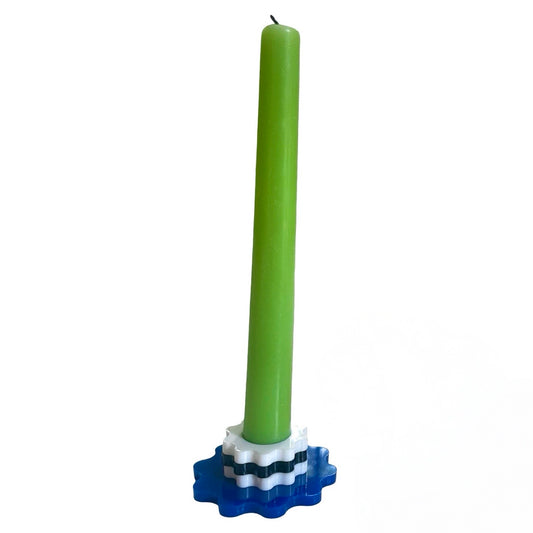 EXTRA WAVY CANDLESTICK HOLDER