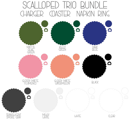 SCALLOPED TRIO BUNDLE